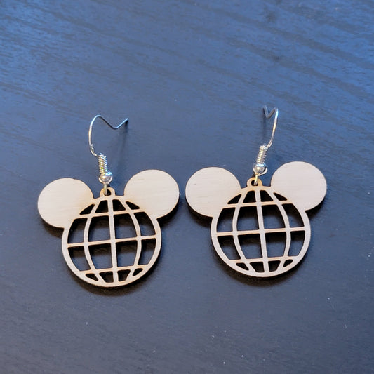 Walt Disney World Inspired Epcot Mickey Earrings