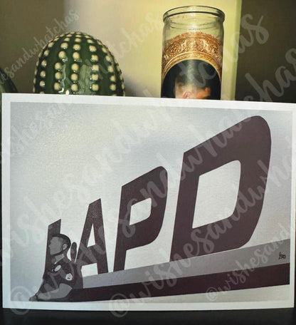 The Rookie LAPD Inspired Art Prints - Sergeant Bradford Art Print,  Tim Bradford, LAPD, Officer Chen Art Print, Lucy Chen, Fanart