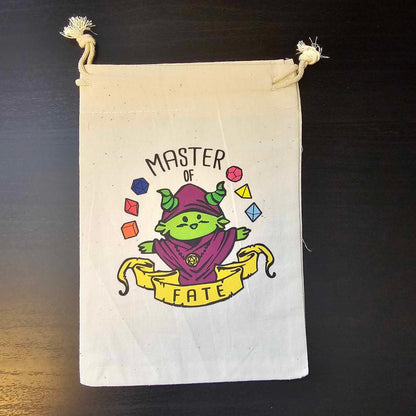 Dragon Art Dice Bag for Role Playing Games - Canvas Storage