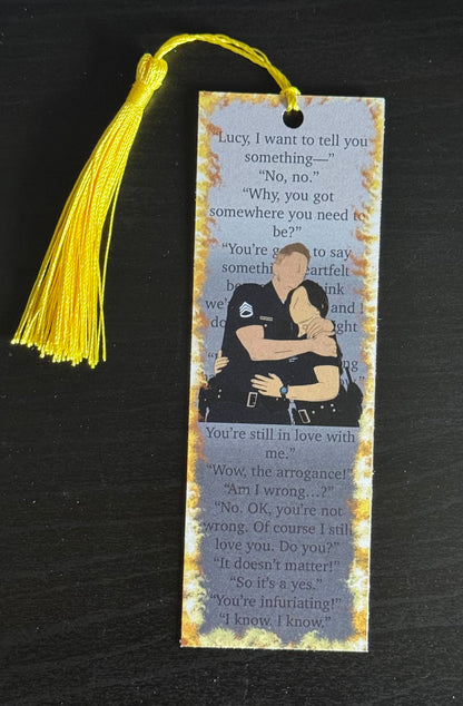 Chenford Bookmark - The Rookie, Code 4, Tim Bradford, Lucy Chen