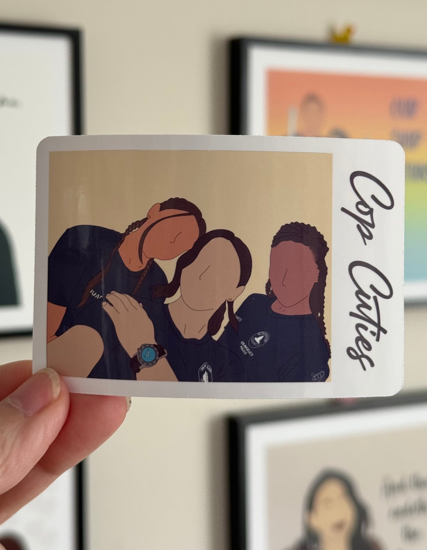 The Rookie Stickers - Season 5-6 and BTS, Chenford, Celina Juarez, Nyla Harper