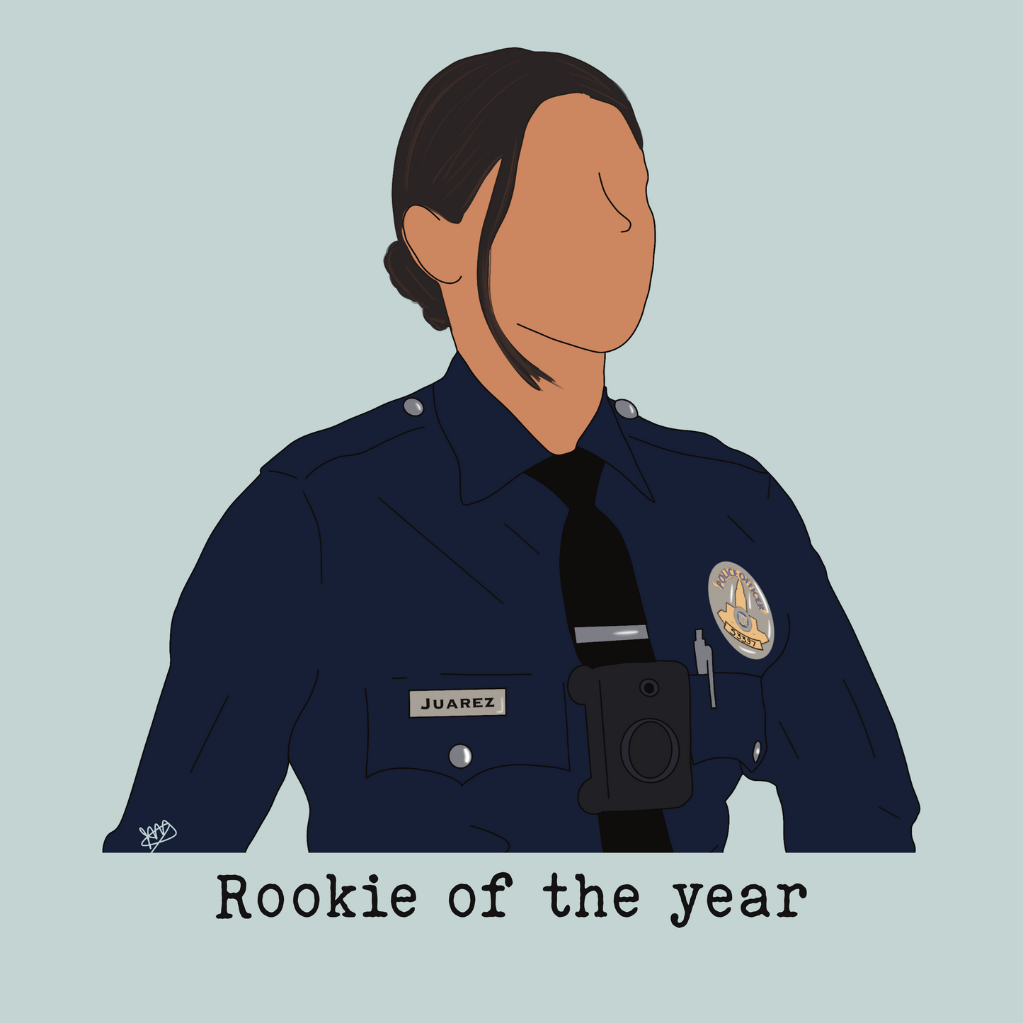 The Rookie Inspired Art Prints - Tim Bradford Angela Lopez, Nyla Harper, Lucy Chen