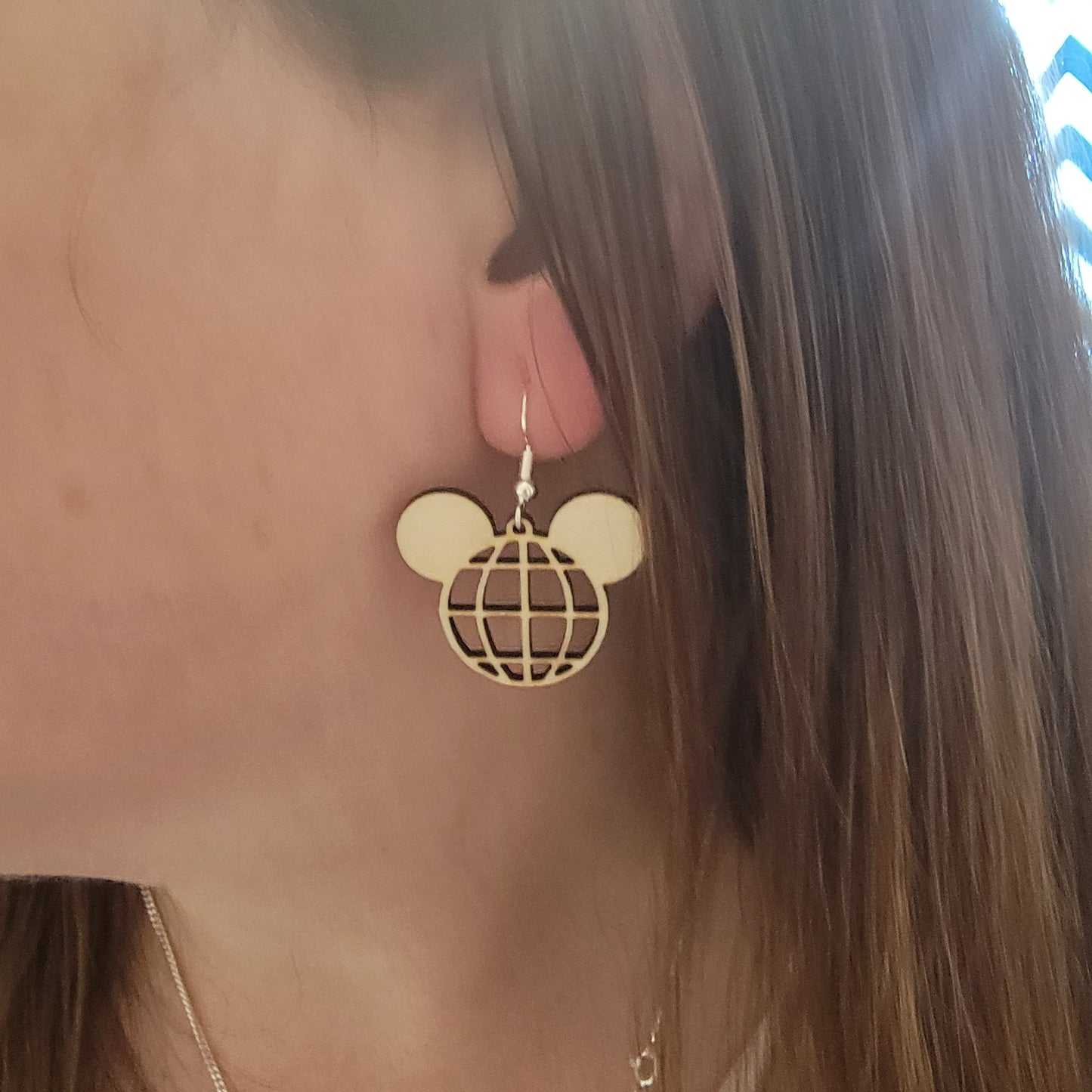 Walt Disney World Inspired Epcot Mickey Earrings