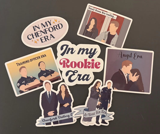 The Rookie Stickers - Eras, Chenford, Dating, Angst, Training Officers, At your six