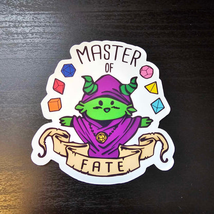 Dungeons & Dragons Inspired RPG Cute Dragon Dice Stickers