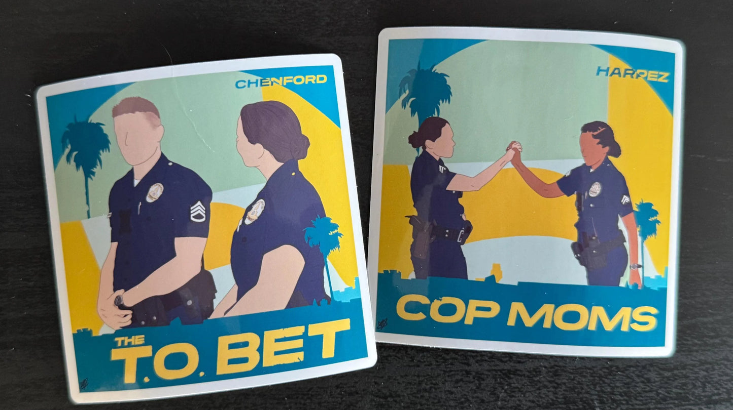 The Rookie Stickers - Season 7 Series 1 - Chenford, Wopez, Training Officers, Rookies